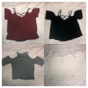 Cold Shoulder Tank Bundle Lot - S